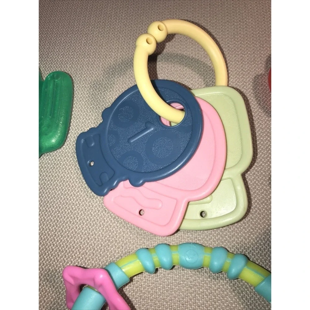 Lot 13 Baby Toys Rattles Teethers Fish Jingle Musical Sensory‎ Fisher Price Nuk